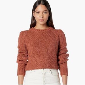 Madewell Ridgecrest Merino Wool Rust
Cable Chunky Knit Sweater